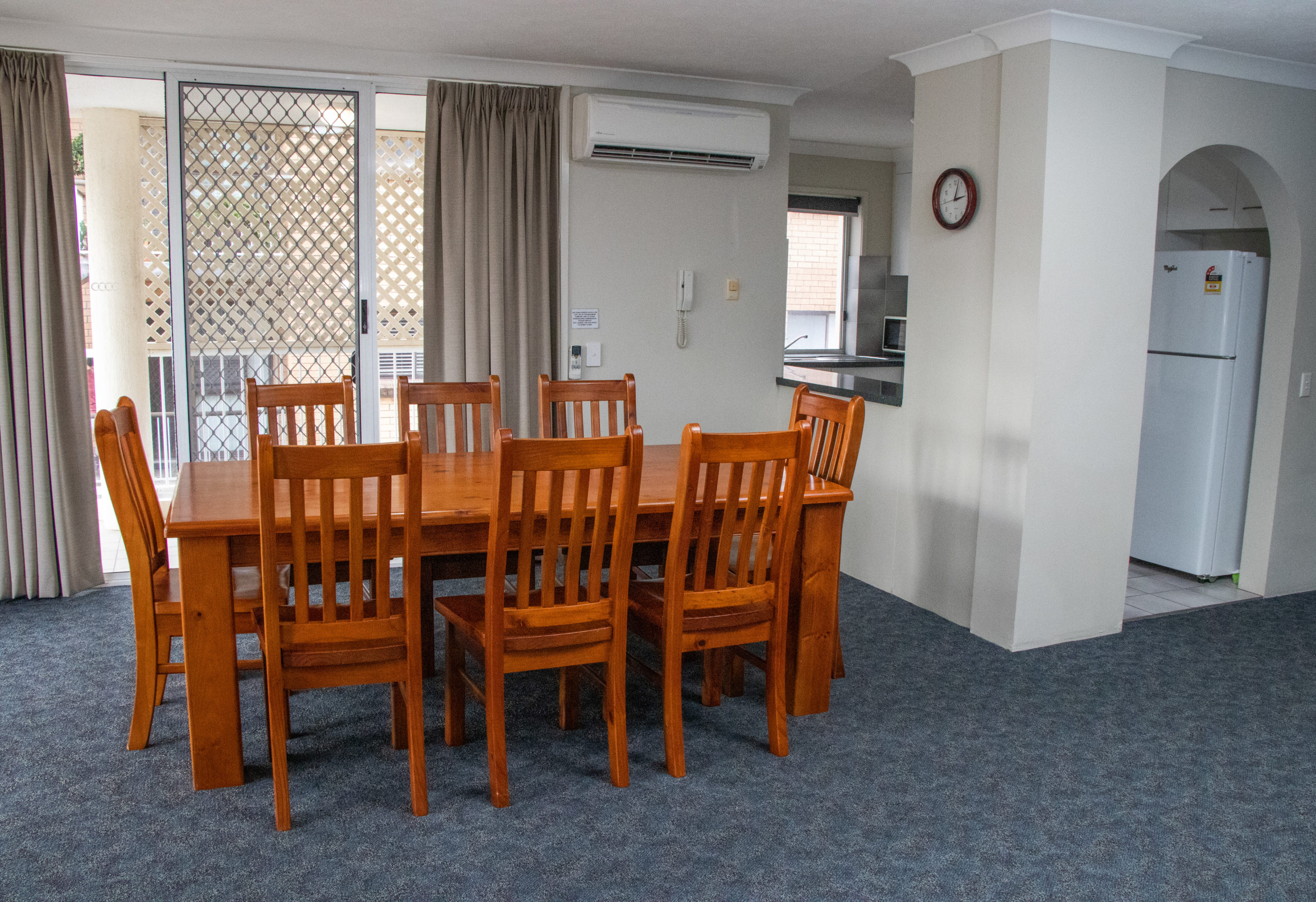 Exterior and interior or Ambassador Apartments, Chevron Island Gold Coast.